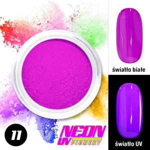 Pigment neonowy do paznokci w proszku słoiczek neon uv pigment 0,6 g Nr 11 Kategorie