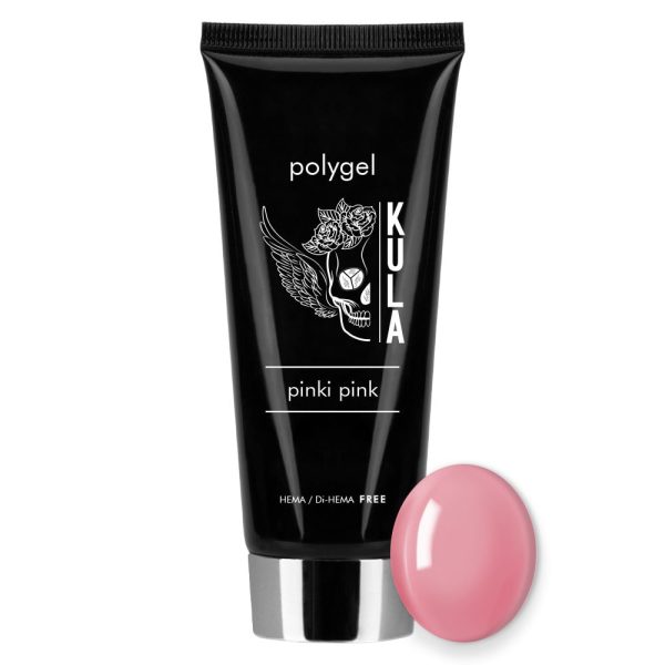 PolyGel akrylożel budujący Kula Nails Hema/di-Hema free Pinki Pink 50g Akrylożel